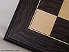 Ebony and Maple Moulded Edge Chess Board - 50cm